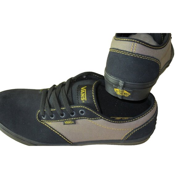 Vans Men's Atwood Outcore Phantom Brown Black Canvas Suede shoes Sizes NIB - Picture 6 of 7